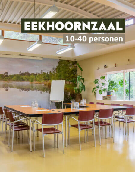 eekhoornzaal, vergaderen in de natuur