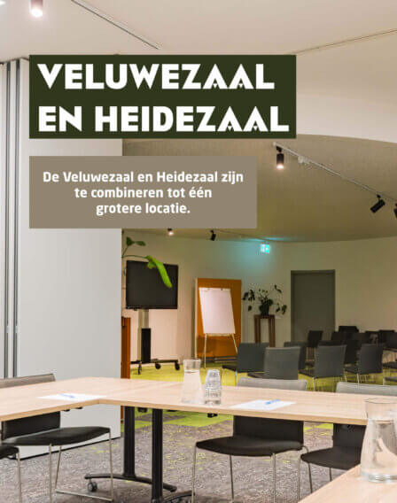 veluwe en heidzaal, vergaderen in de natuur