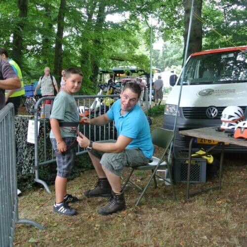 Monkey climbing kinderfeestje