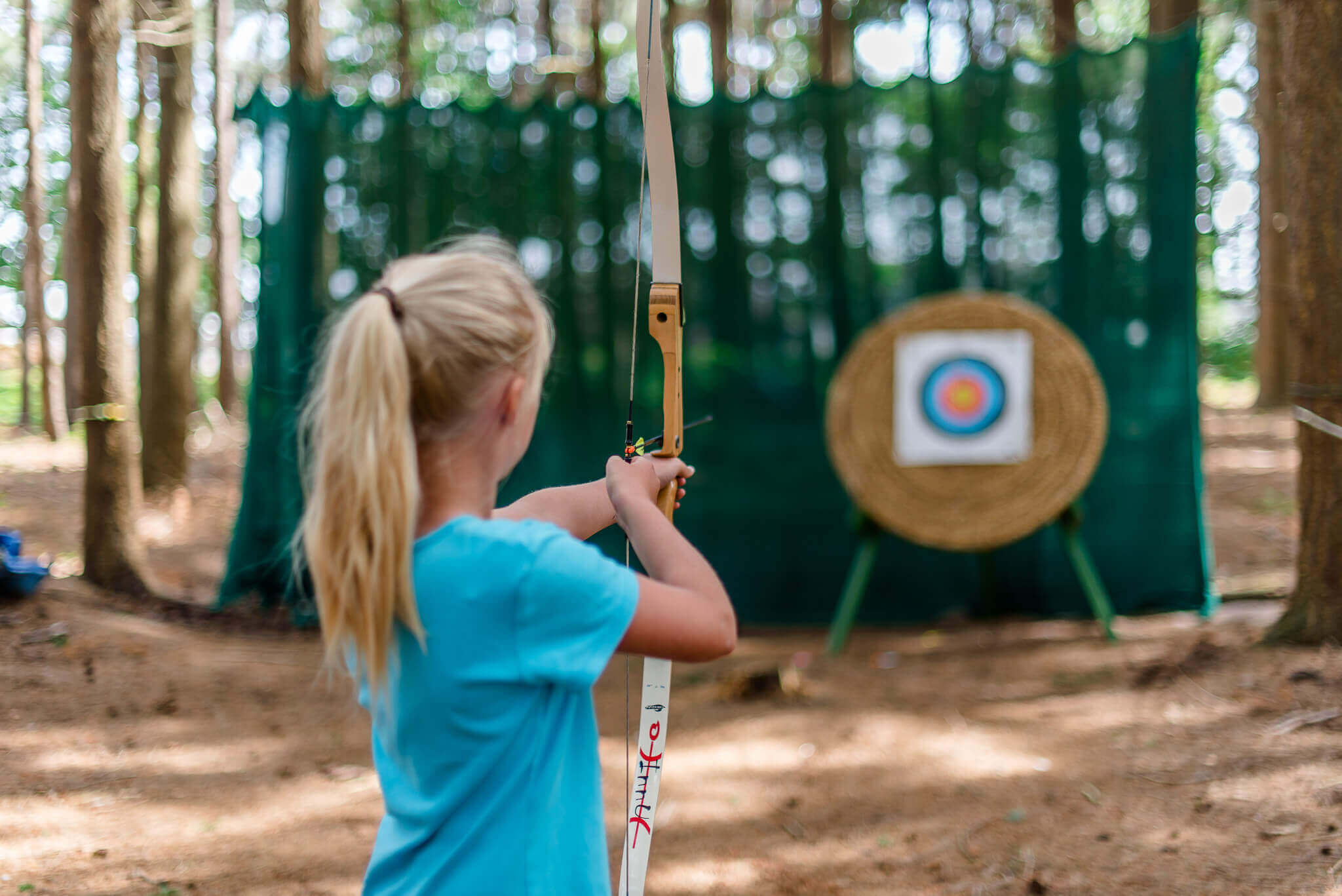 Klootschieten handboogschieten en lunch