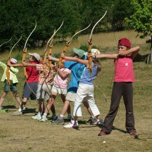 Handboogschieten en gps mountainbiken