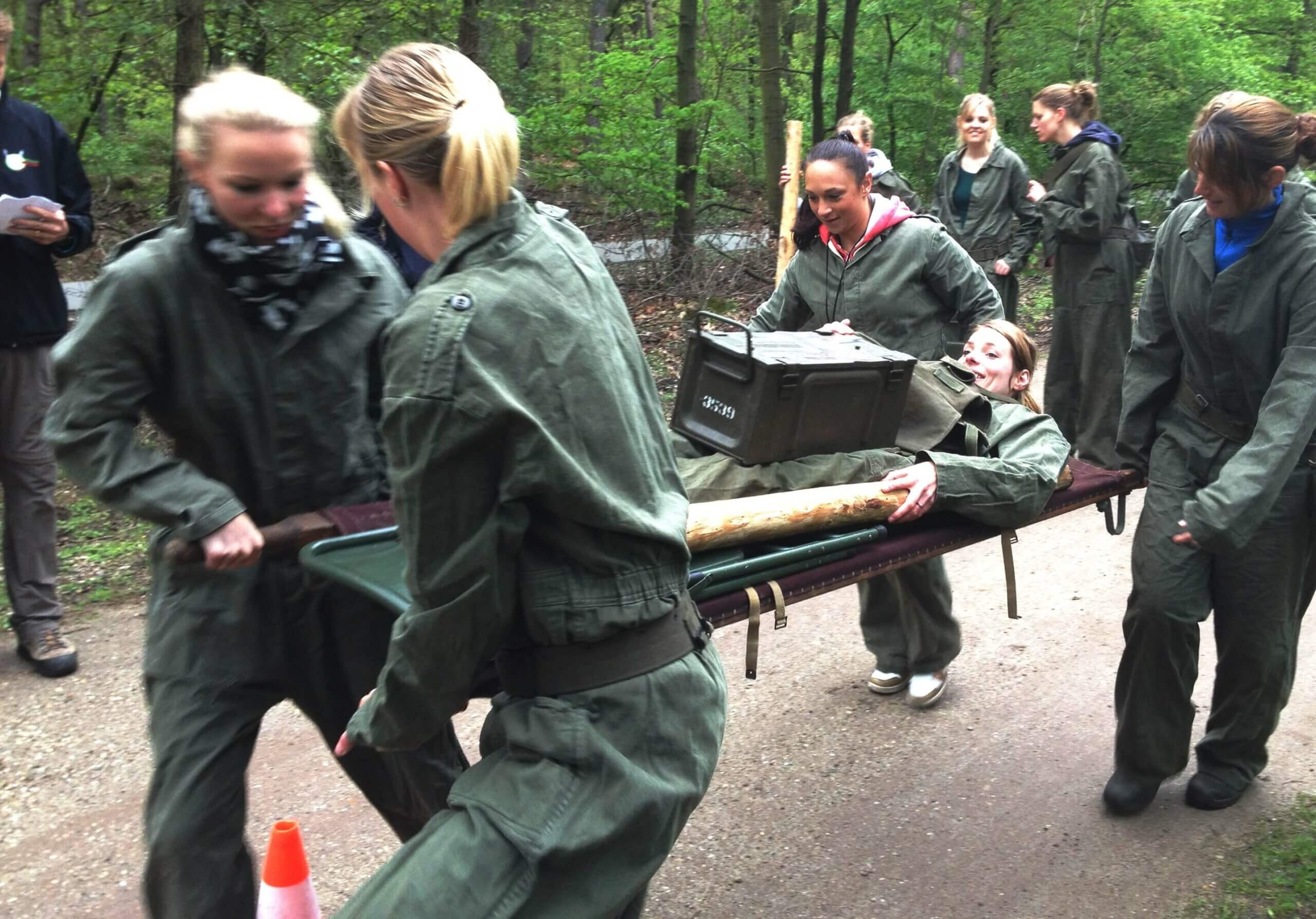 Foto van een armydropping