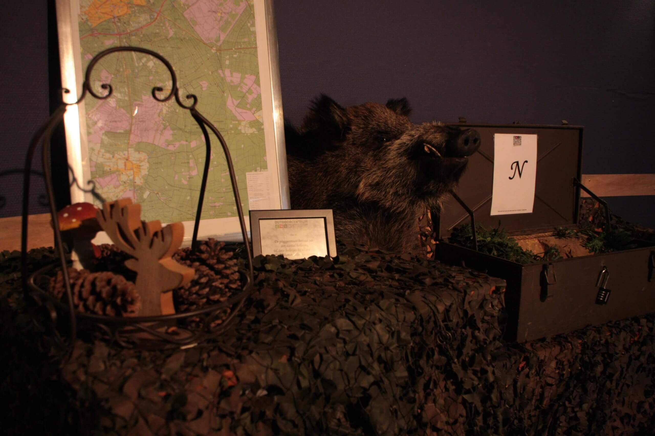 Groep mensen die het stropers mysterie speelt