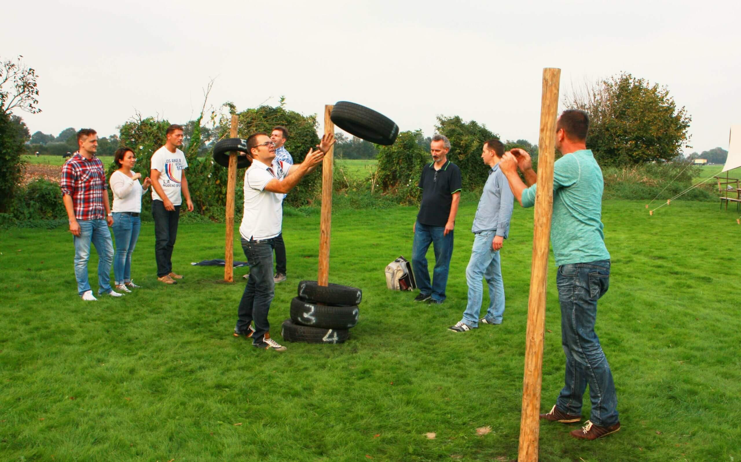 Foto van een zeskamp op de veluwe
