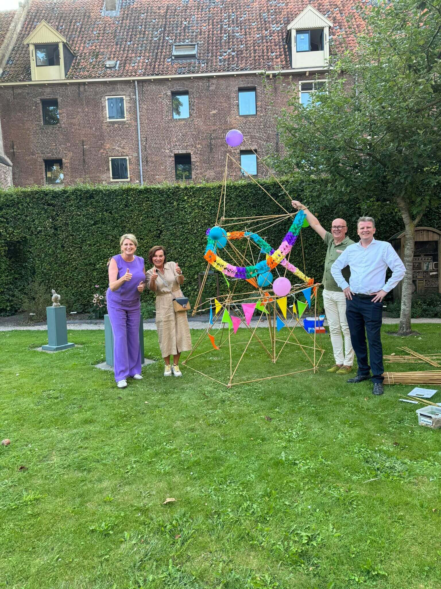 Bamboestieken in gemeente elburg